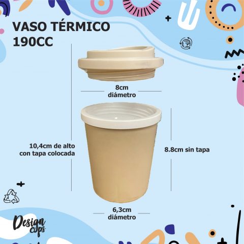 VASO TÉRMICO 190CC FICHA TÉCNICA